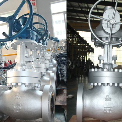 ASTM A216 WCB Globe Valve, DN200, PN50, BS 1873, RF