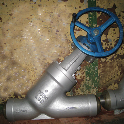 Cast Steel Y Globe Valve, BS 1873, ASME B16.34, DIN 3202