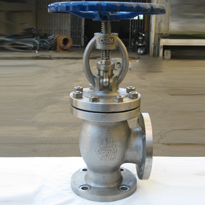 DIN GS-C2 Angle Globe Valve, DN100, PN50, RF, DIN 3356