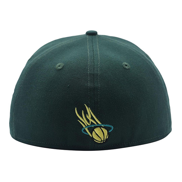Custom 6 Panel 3D Embroidery Logo Flat Brim Fitted Cap