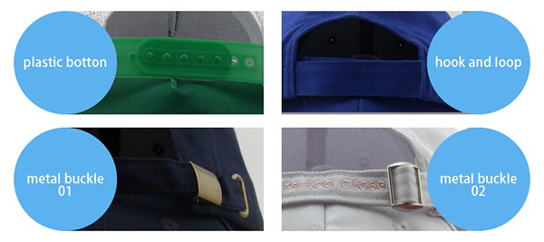 hat back closure