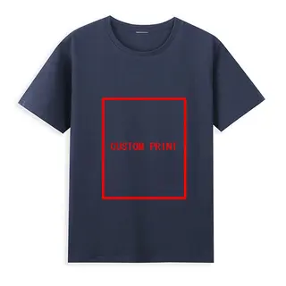 Cotton Custom Logo Printing Round Neck T-Shirt