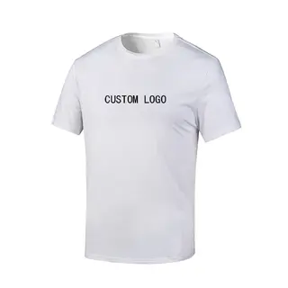 Round Neck T Shirt with Custom Heat Transfer Logo