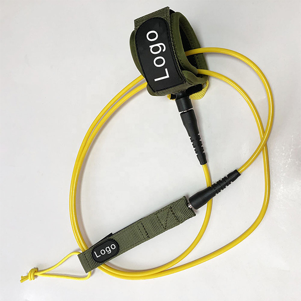Customized Straight Surf Leash with Double Swivel