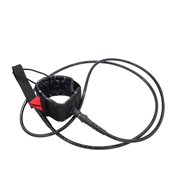 Custom Logo Leg Rope Straight Low Drag Leash For Surfing