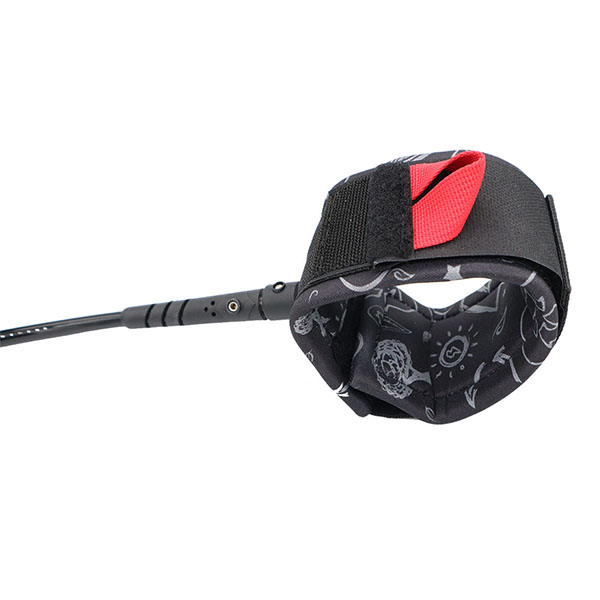 Custom Logo Leg Rope Straight Low Drag Leash For Surfing