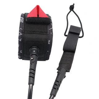 Custom Logo Leg Rope Straight Low Drag Leash For Surfing