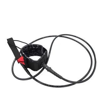 Custom Logo Leg Rope Straight Low Drag Leash For Surfing