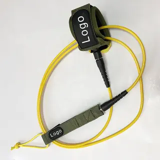 Customized Straight Surf Leash with Double Swivel