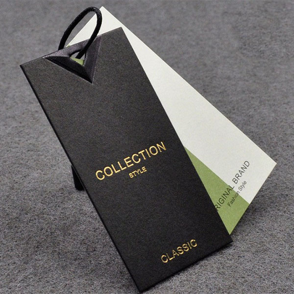 Luxury Rose Gold Foil Printing Cardboard Hang Tag