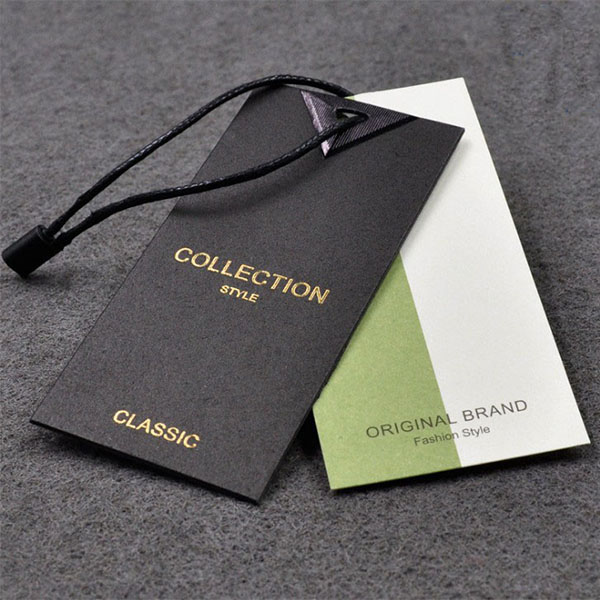 Gold Foil Printing Cardboard Hang Tags