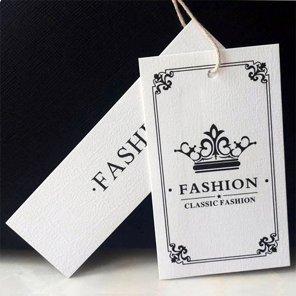 Customized Tag Paper Tag Clothes Swing Hangtag Garment Printed