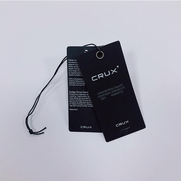 Customized Eyelet Clothing Hang Tag with String