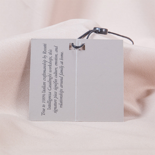 Custom Garment Tags Black Cardboard Swing Tick