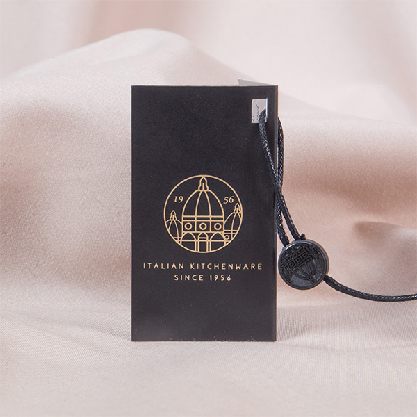 Custom Garment Tags Black Cardboard Swing Tick