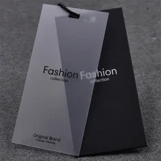 Custom Brand Logo PVC and Paper Hang Tag