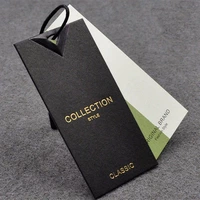 Luxury Rose Gold Foil Printing Cardboard Hang Tag