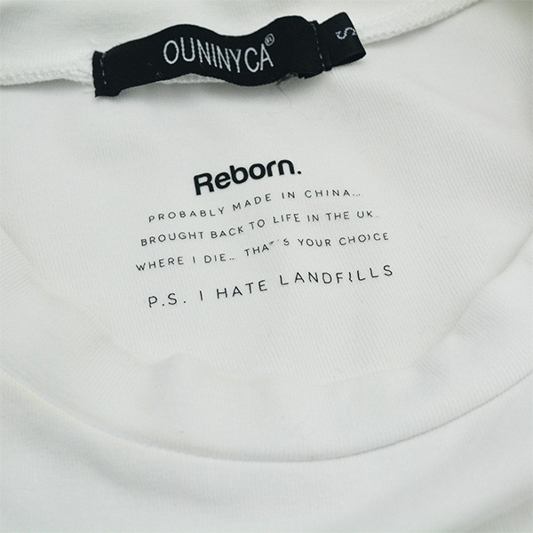Custom Iron On Heat Transfer Clothing Care Label