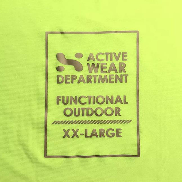 Custom Plastisol Heat Transfers Size Label