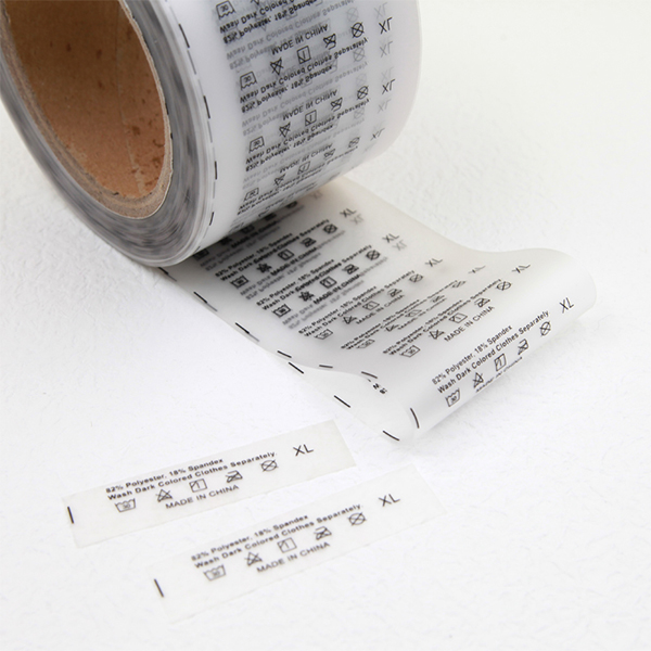 Customized Screen Printed TPU Care Label for Swimwear