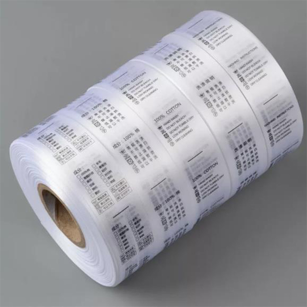 Custom Satin Ribon Printed Care Label For Garment