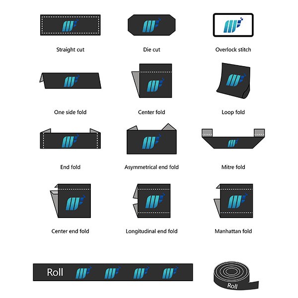 printed label folding type