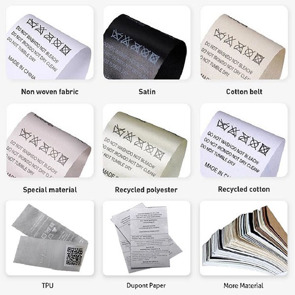 printed label material
