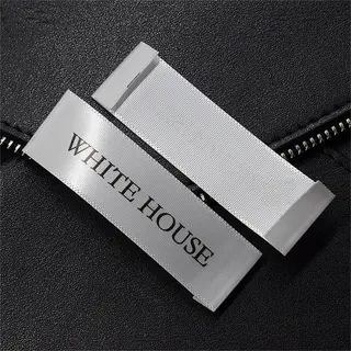 Side Folded Personalized Satin Printed Neck Label