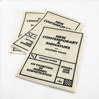 Custom Printed Cotton Label for Clothing