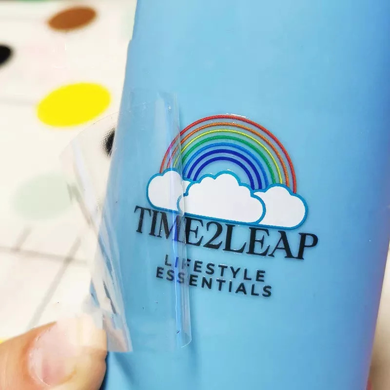 Custom Logo UV Vinyl Transfer Sticker Waterproof Printer Label