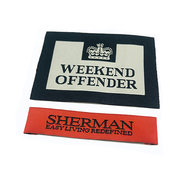 Custom Clothing Labels, End Fold Woven Labels - Honour