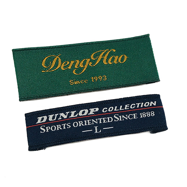 End Fold Custom Garment Woven Label