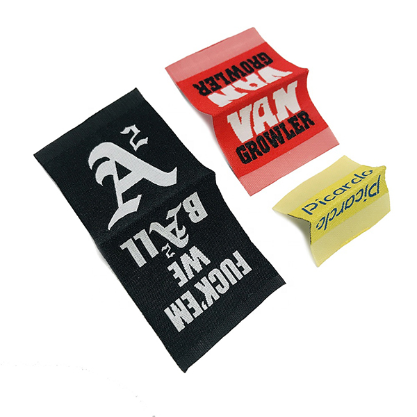End Fold Custom Garment Woven Label