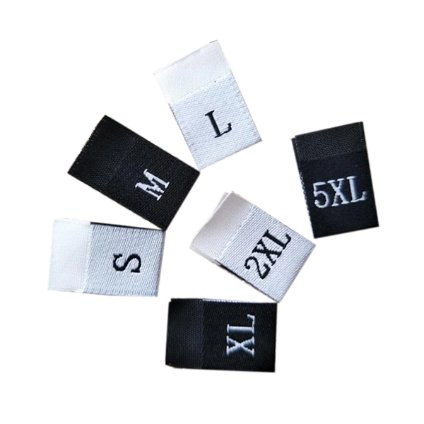 Central Fold Personalized Size Woven Label