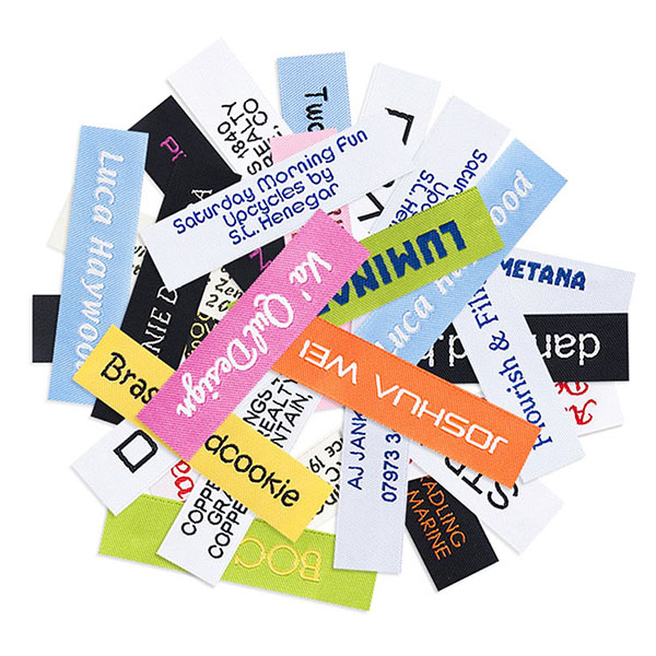 Customized Straight Cut Cotton Woven Label