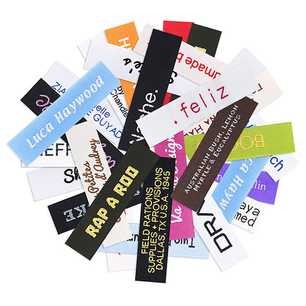 Customized Straight Cut Cotton Woven Label
