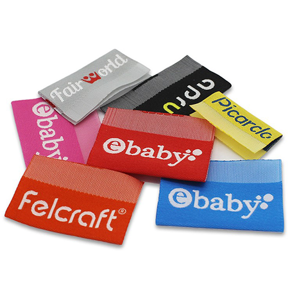 High Quality Damask Cloth Woven Label