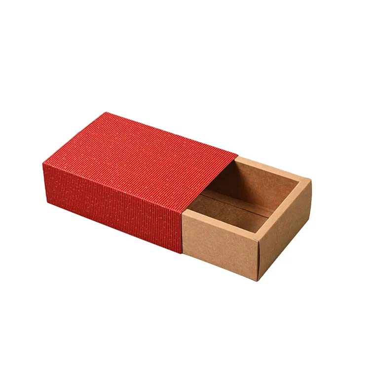 2023 High Quality Custom Logo Kraft Paper Drawer Gift Boxes For Candles