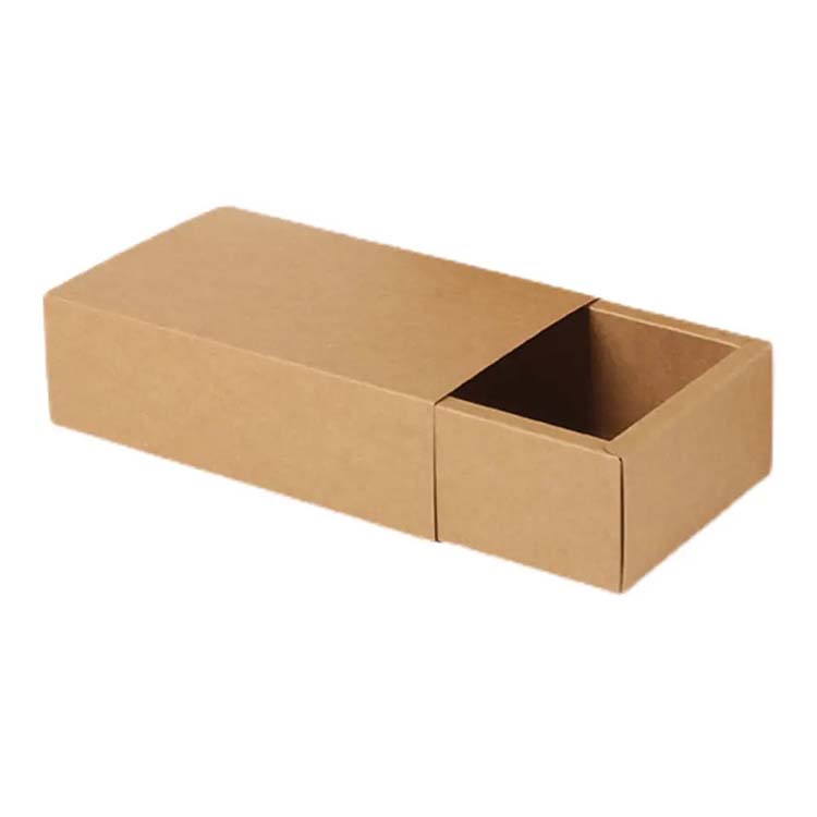 2023 High Quality Custom Logo Kraft Paper Drawer Gift Boxes For Candles