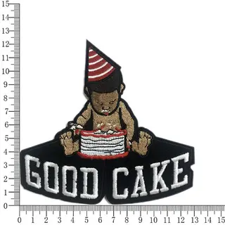 Heat Press Iron On Custom Badge Embroidery Patch
