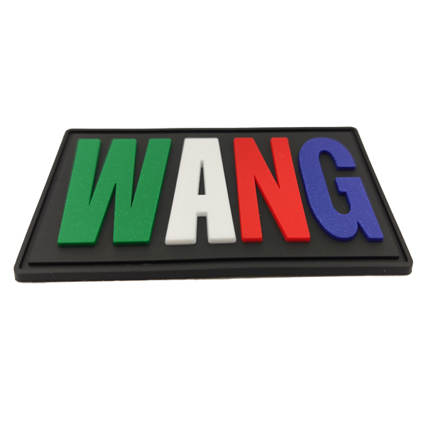 Customized Embossed 3D Soft Rubber Patch