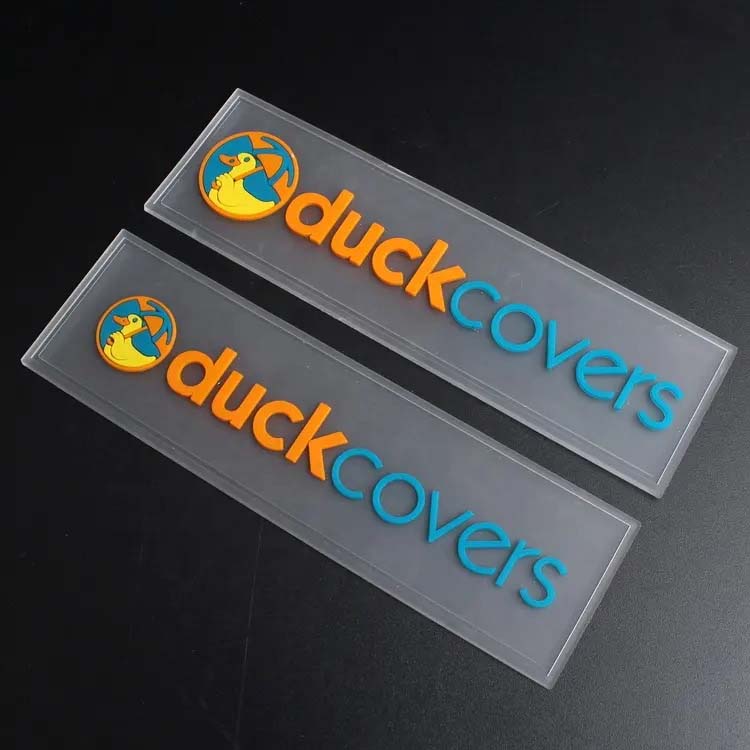 Custom Clear Soft PVC Rubber Clothing Patches