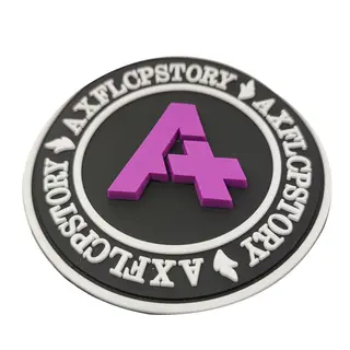 No Minimum DIY 3D Raised Embossed Rubber Patch