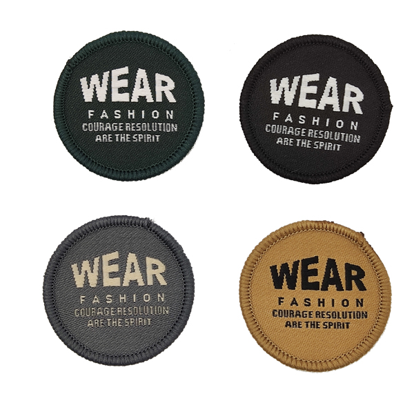 Customized Merrow Boarder Woven Patch