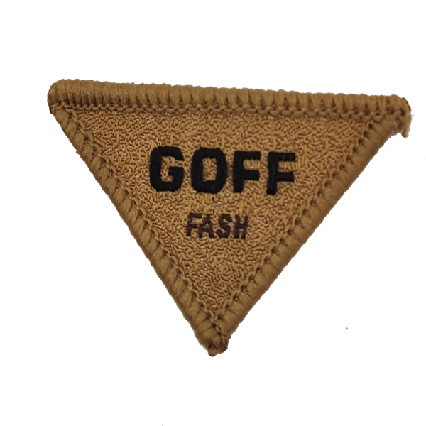 Personalized Triangle Woven Patch