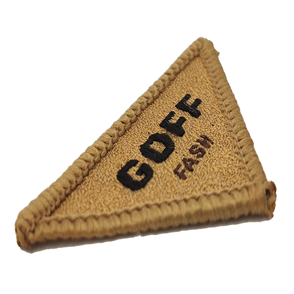 Personalized Triangle Woven Patch