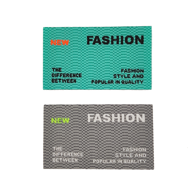 Custom Laser Cut Boarder Woven Label Patches