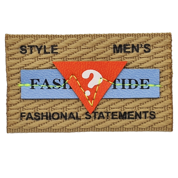 Custom Laser Cut Boarder Woven Label Patches