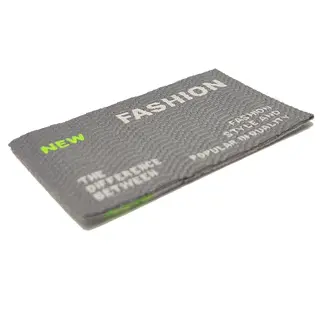 Fashion Custom Laser Cut Woven Label Patch