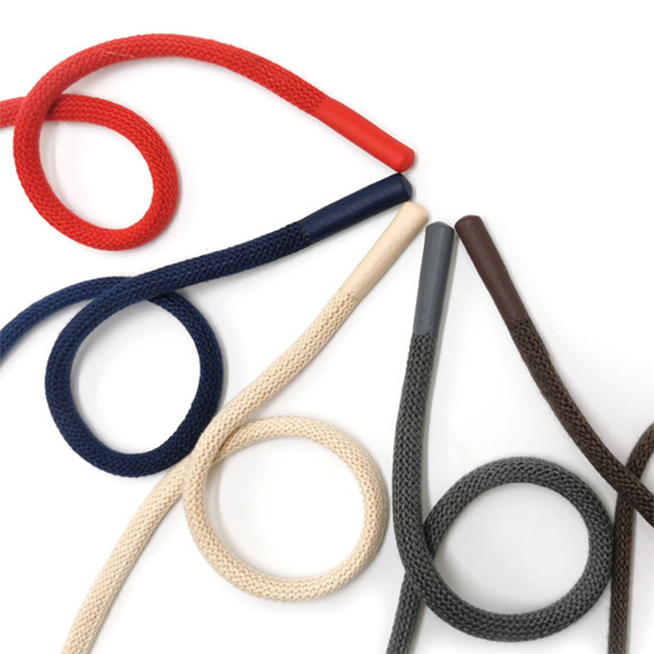 Custom Silicone Dipped Tips Round Drawstring Cord